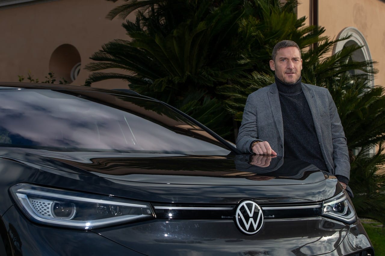 francesco totti ambasciatore volkswagen