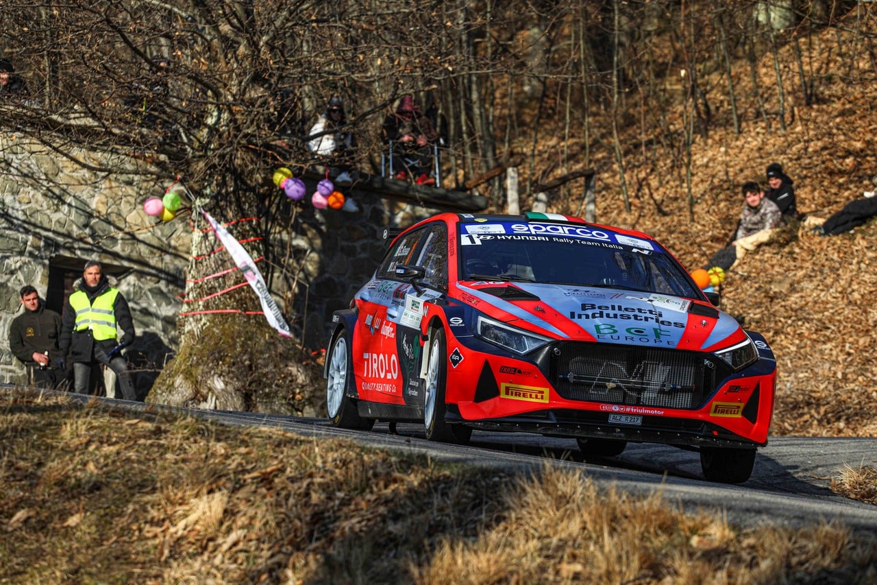 Basso e Granai debuttano sul podio a bordo della Hyundai i20 N Rally2 al Ciocco