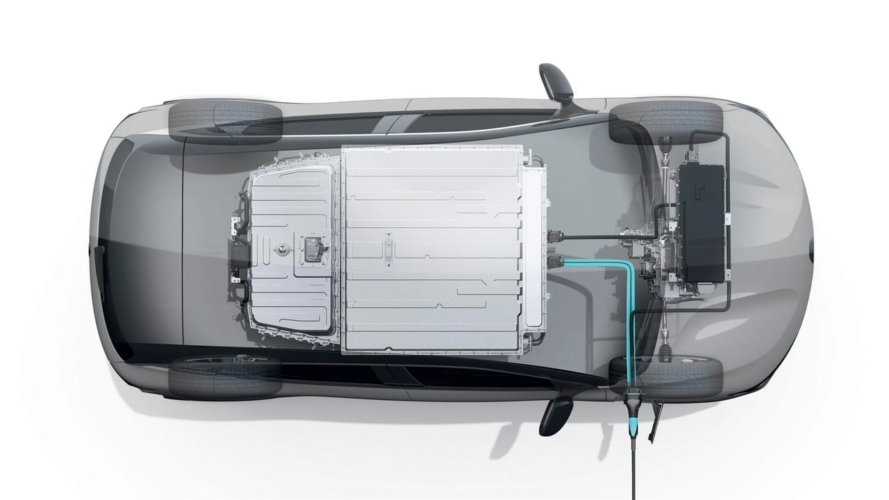 La batteria più sottile del mercato nel pianale della Renault Megane E-Tech