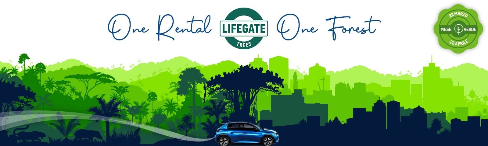 One Rental One Forest: noleggiare un’auto con Maggiore fa bene all’ambiente