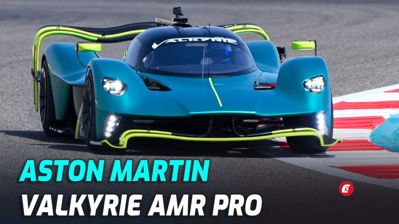 La nuova Aston Martin Valkyrie AMR Pro si scatena in Bahrain con l’urlo del V12