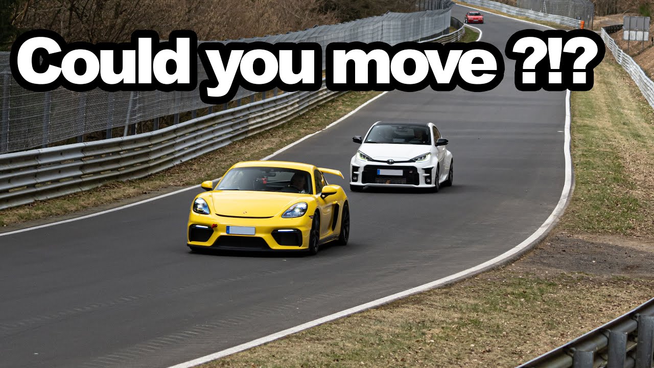 Yaris GR Vs Cayman GT4, l’inseguimento sorprendente al Nurburgring [VIDEO]