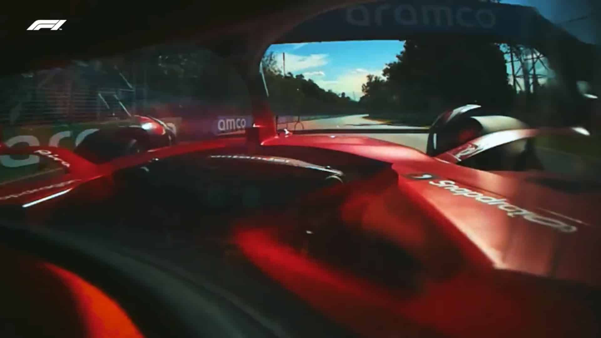 Onboard con Carlos Sainz e la F1-75 a Melbourne: la visuale dal casco [VIDEO]