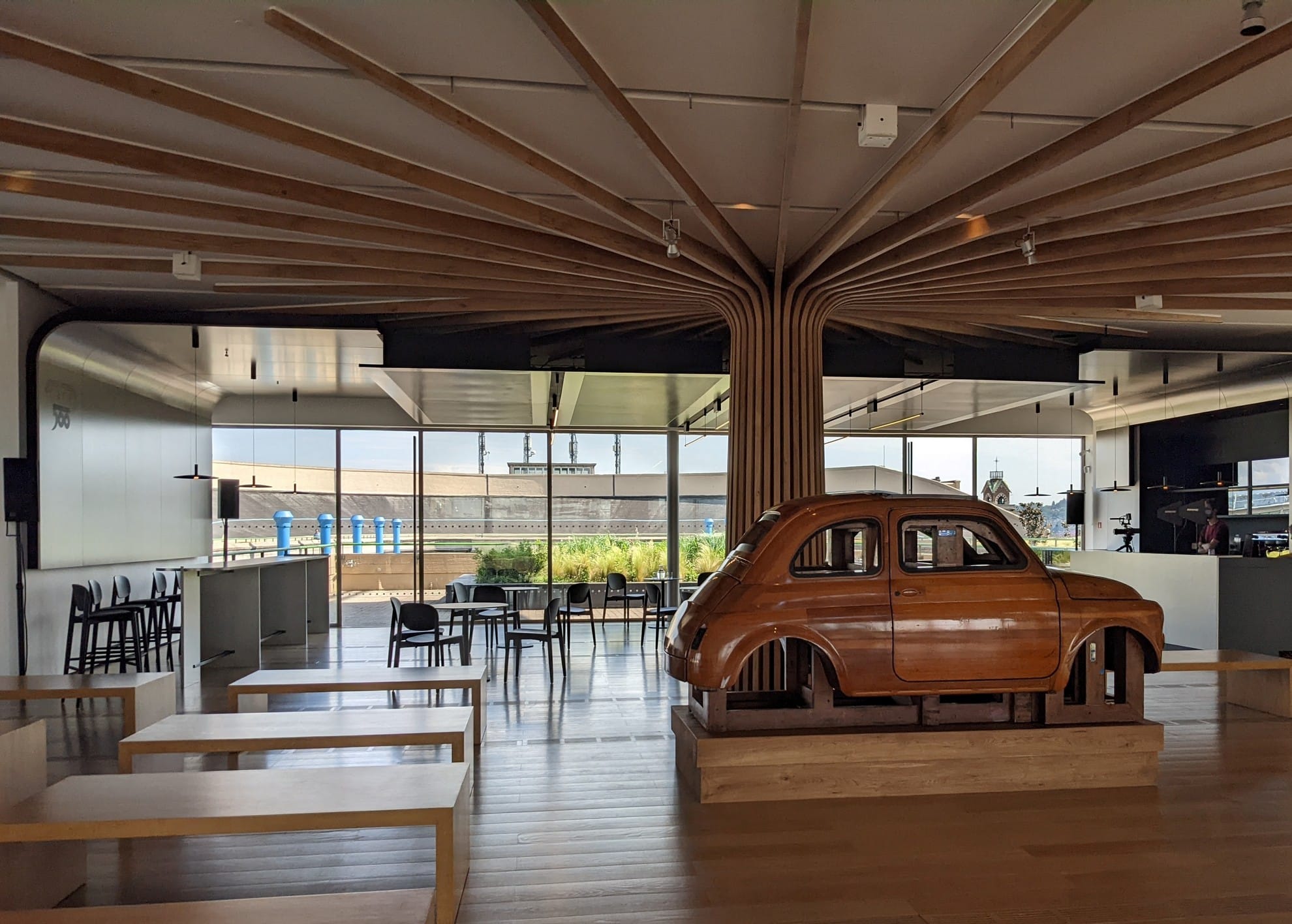 Apre FiatCafé500, lo spazio immersivo al Lingotto di Torino