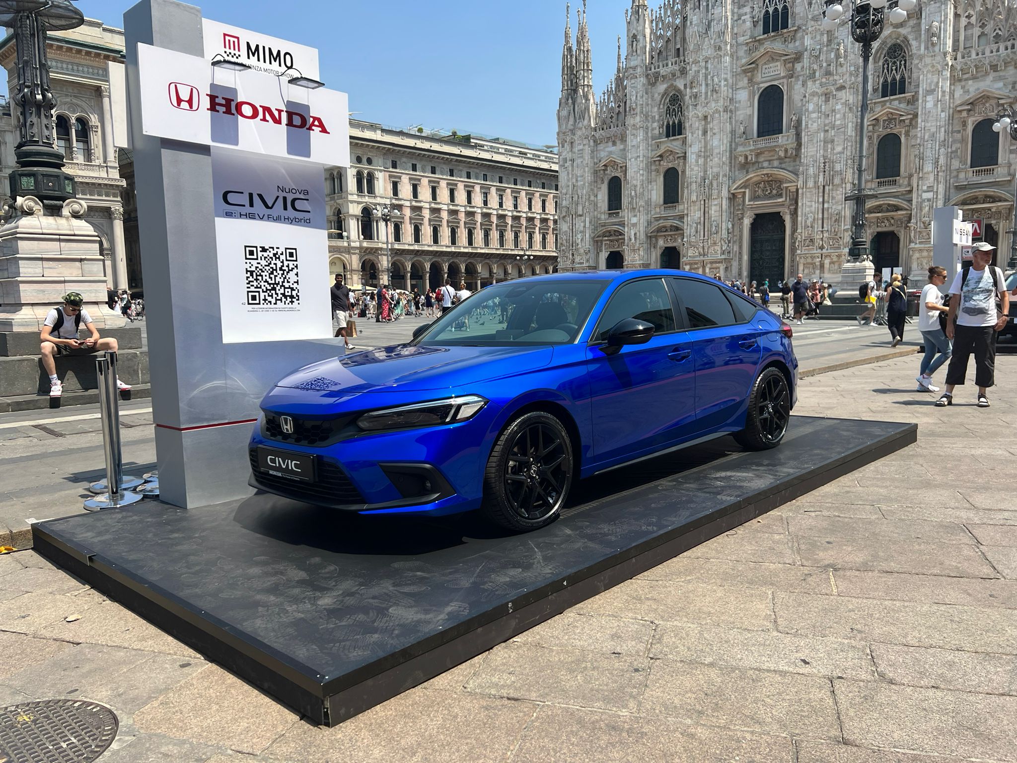 Honda porta la nuova Civic e la gamma elettrificata al Milano Monza Motorshow