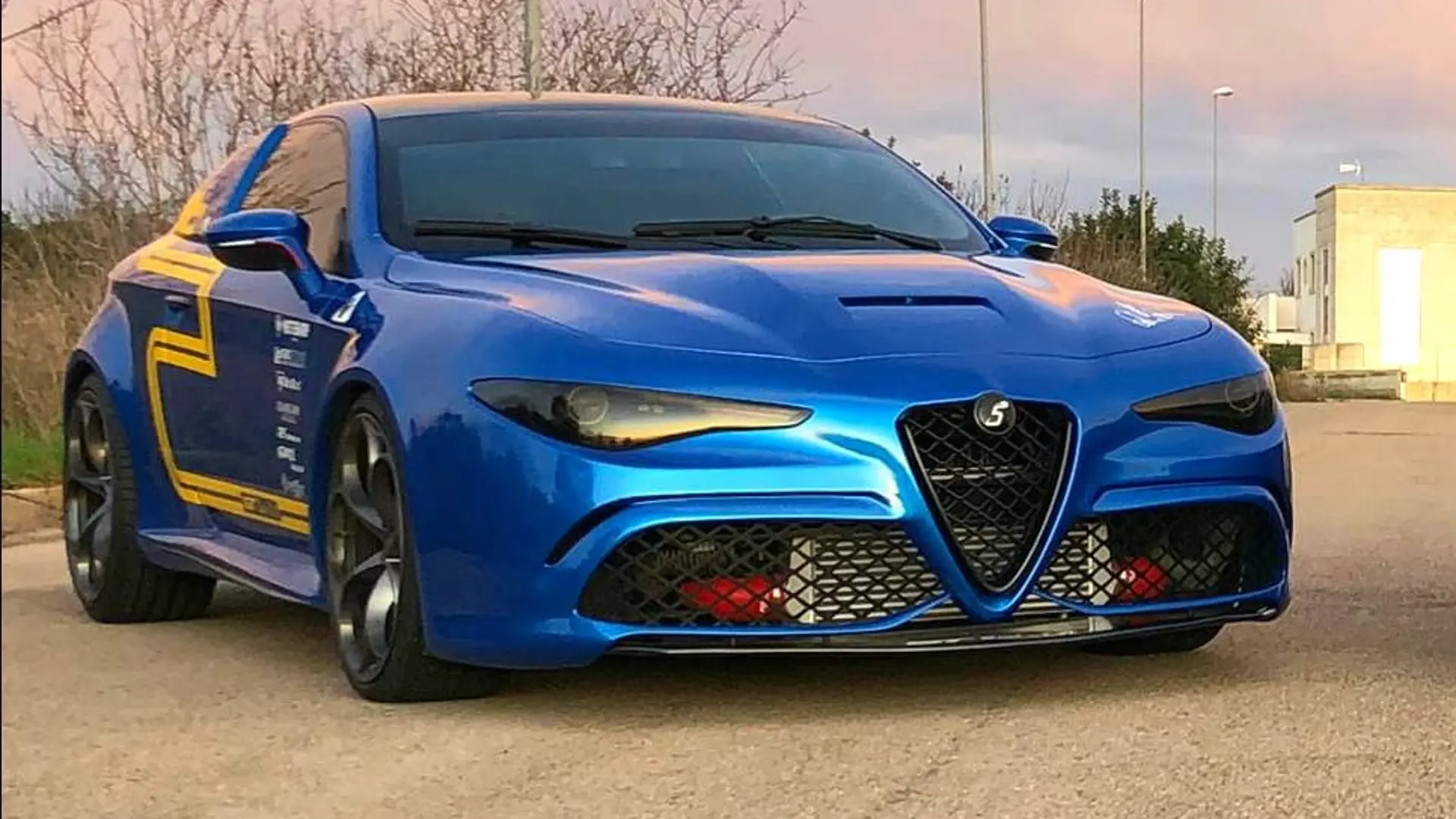 Nasce l’ibrida tra Alfa Romeo Brera e Giulia Quadrifoglio: il tuning che fa discutere