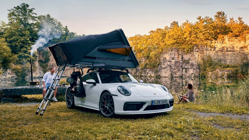 tenda tetto porsche