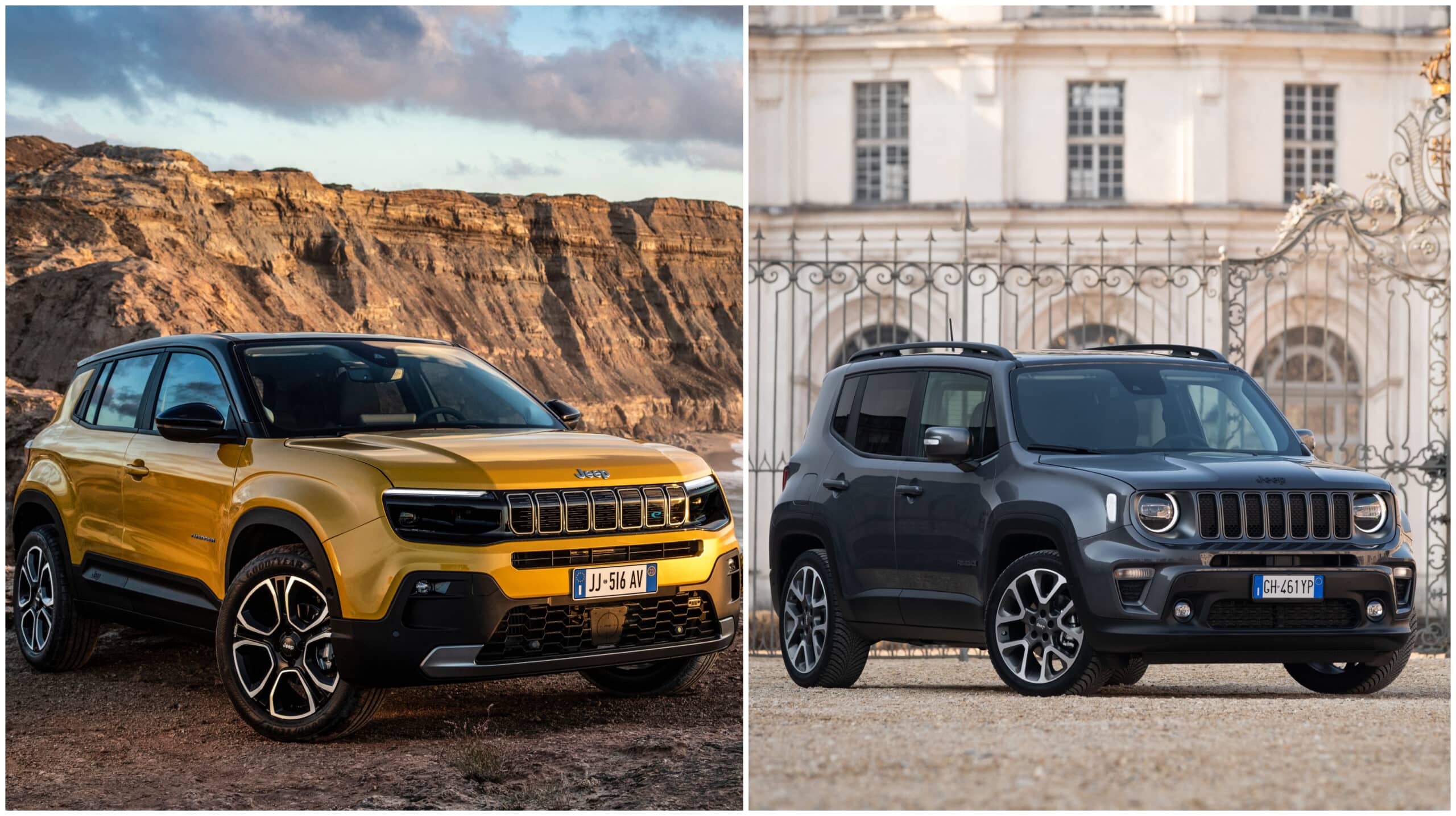 Jeep Avenger vs Jeep Renegade: ecco cosa cambia tra i due modelli