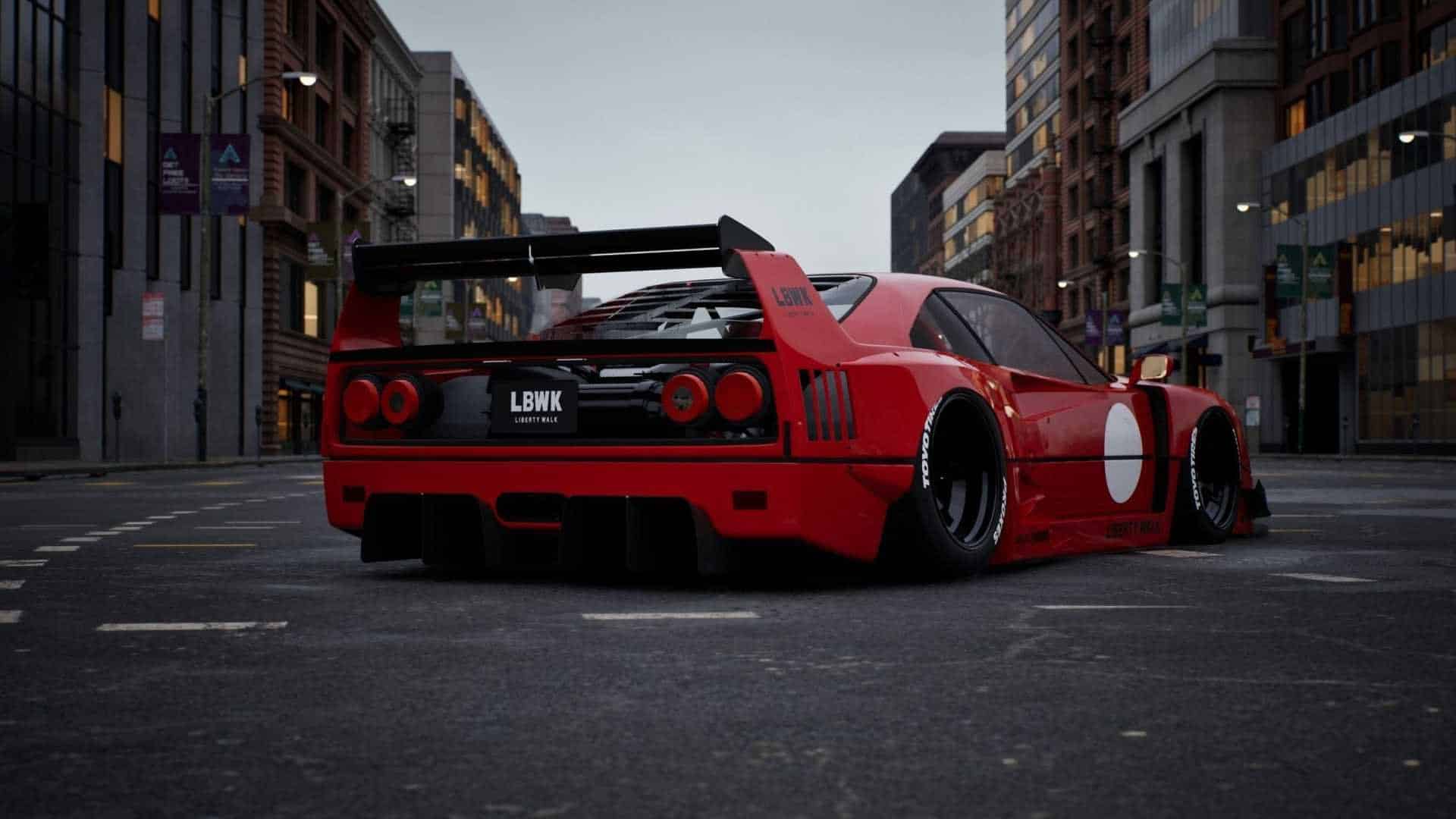 Retro Ferrari F40 Liberty