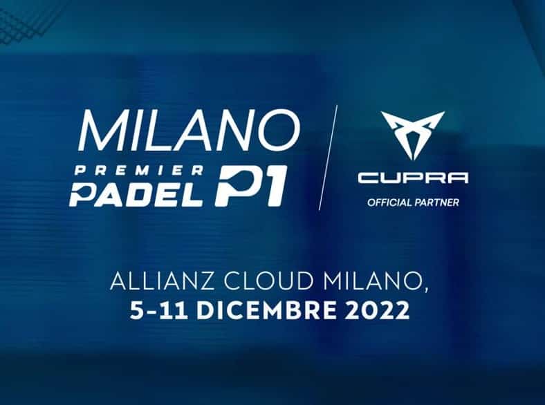 CUPRA Official Partner del Milano Premier Padel P1