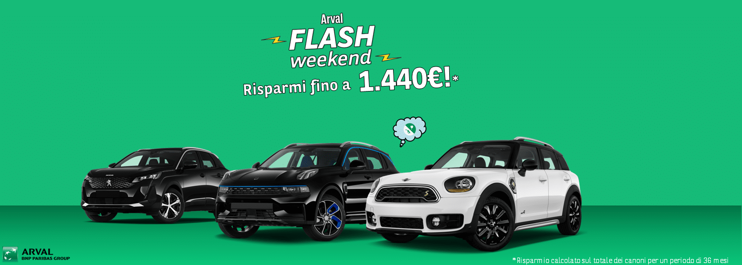 offerte arval flash weekend