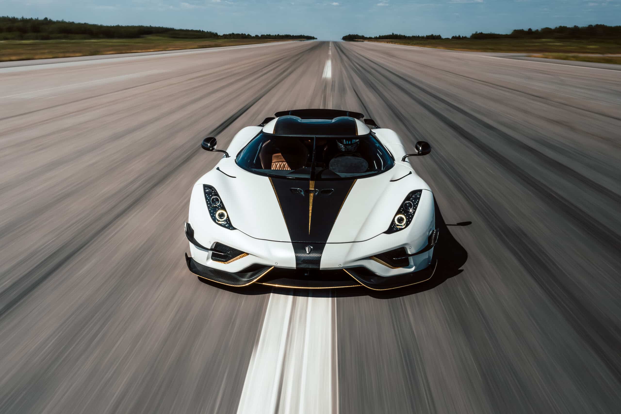 koenigsegg regera 0-400-0 record video