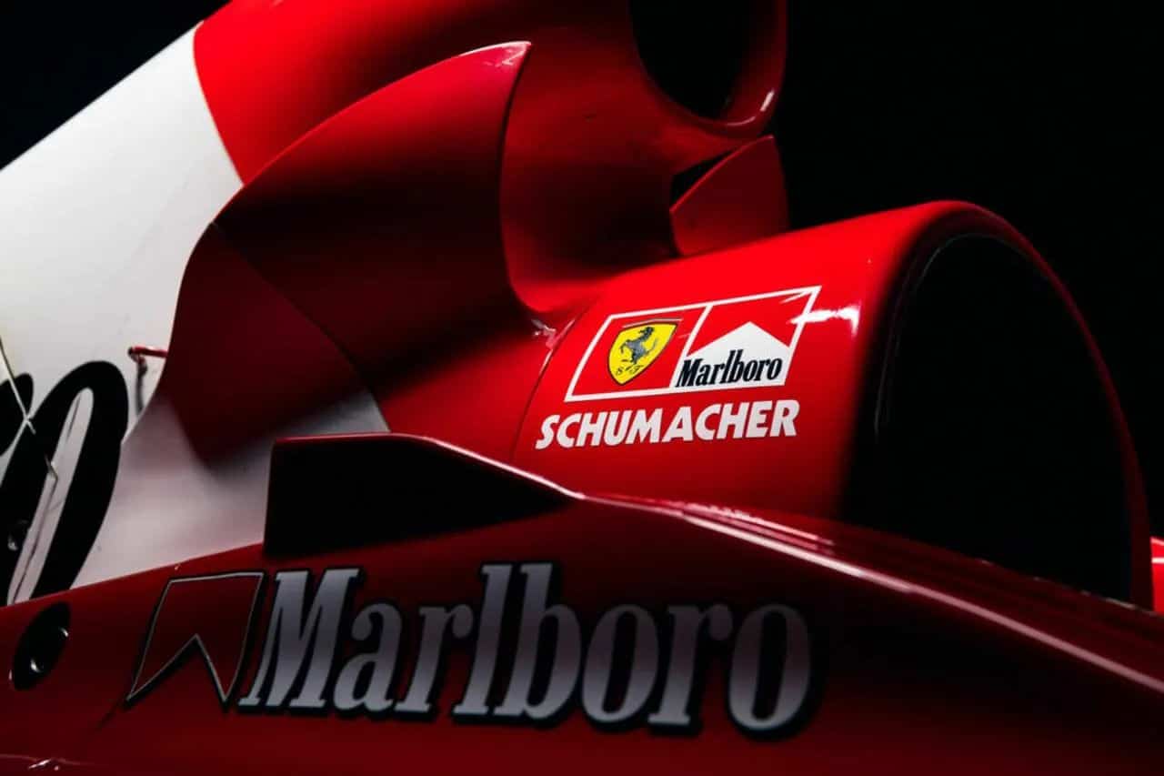 All’asta la Ferrari F2001b di Schumacher: corse nel 2002, l’anno del quinto mondiale