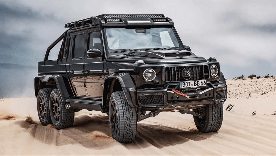 Brabus XLP 6x6 Superblack front