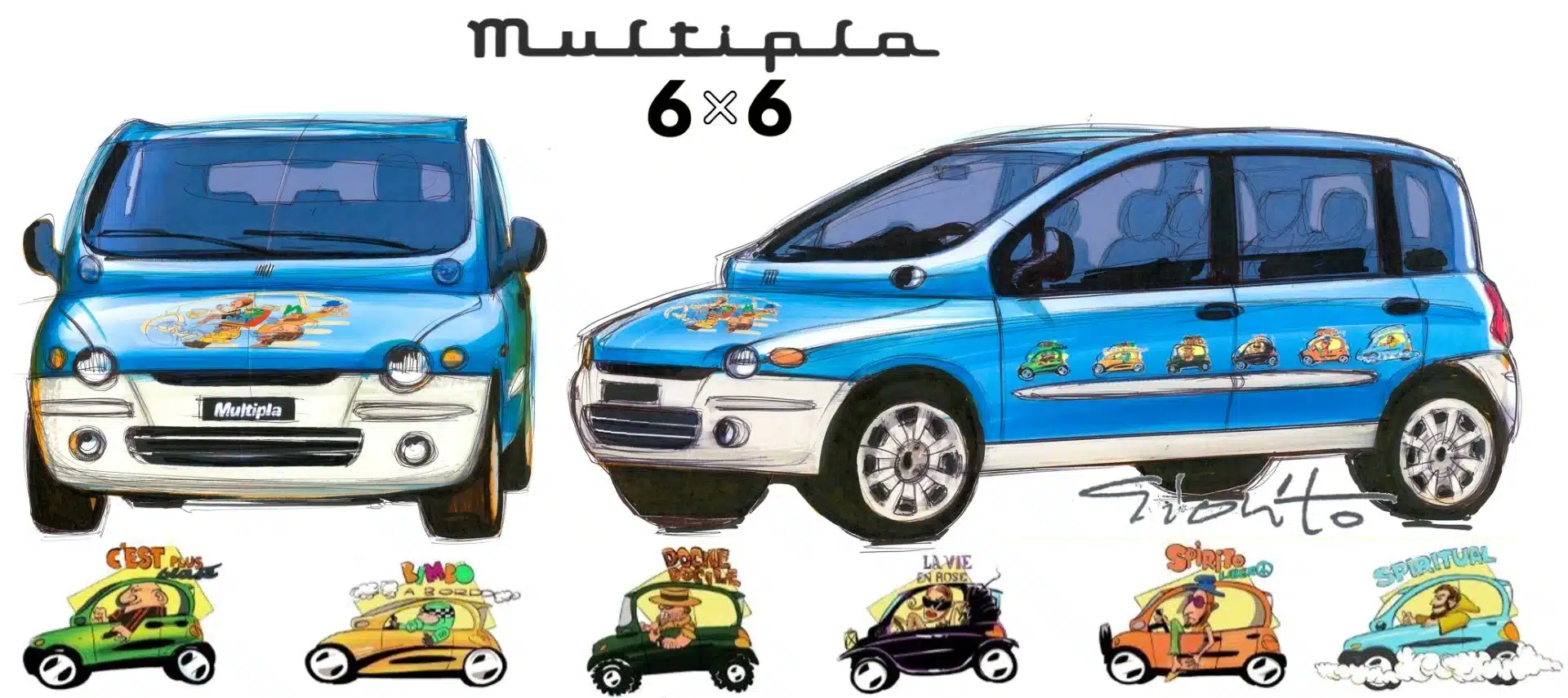 fiat multipla 6x6