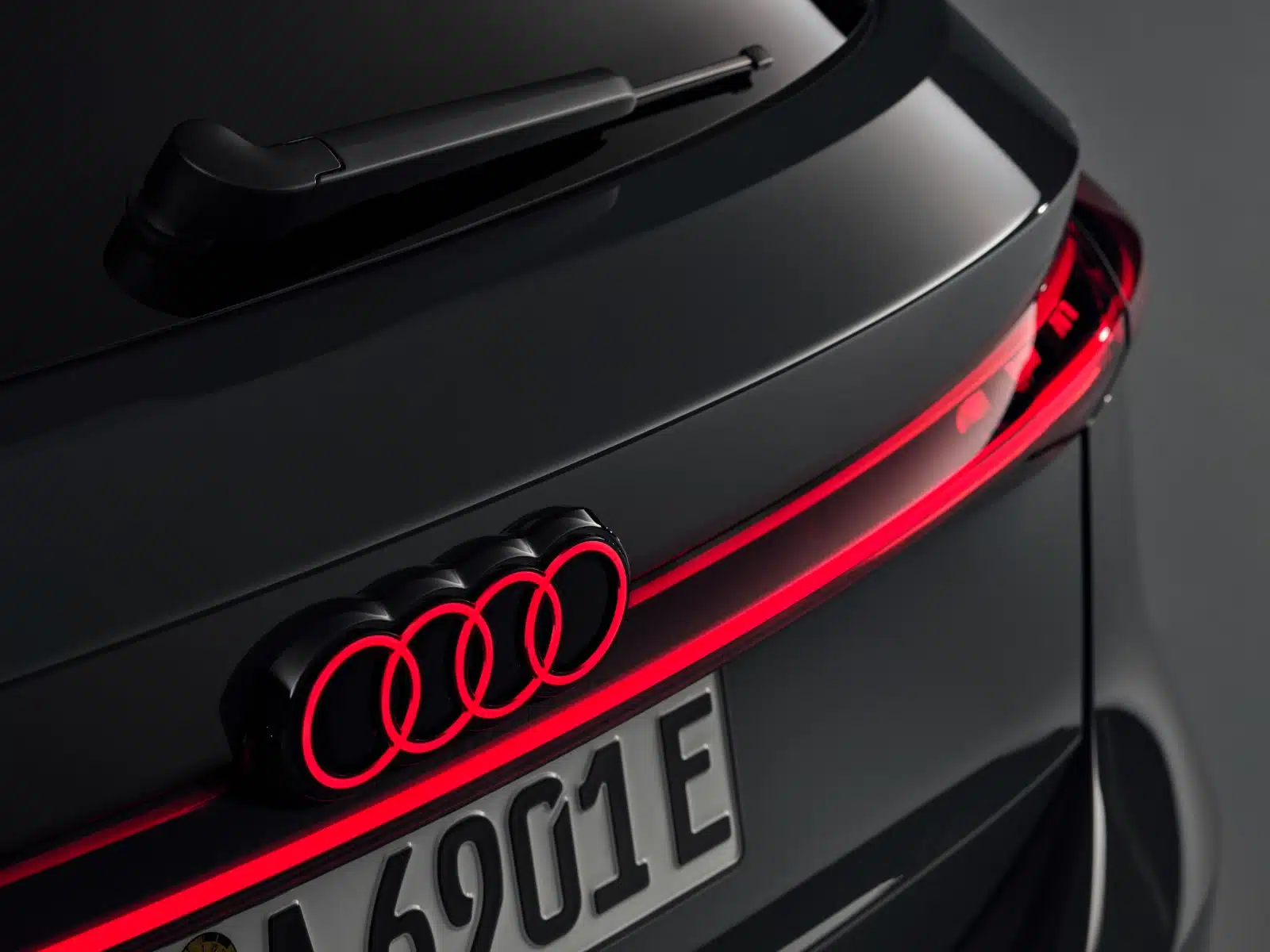 logo illuminato audi