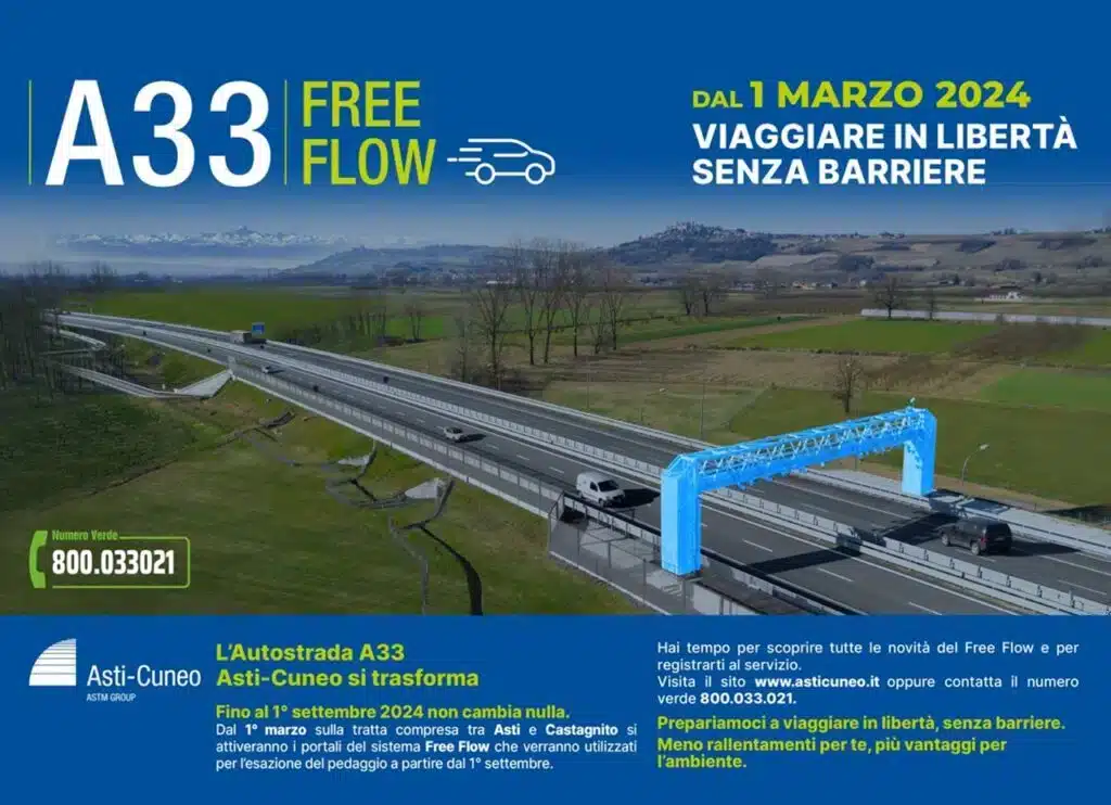 Sistema FreeFlow, addio ai caselli per il Telepass