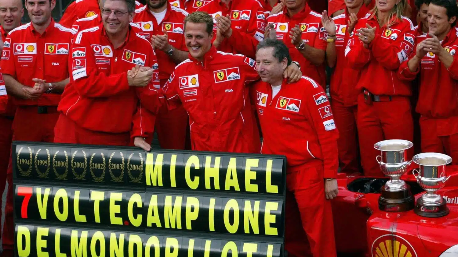 Venti anni fa Schumacher vinceva il suo ultimo titolo mondiale