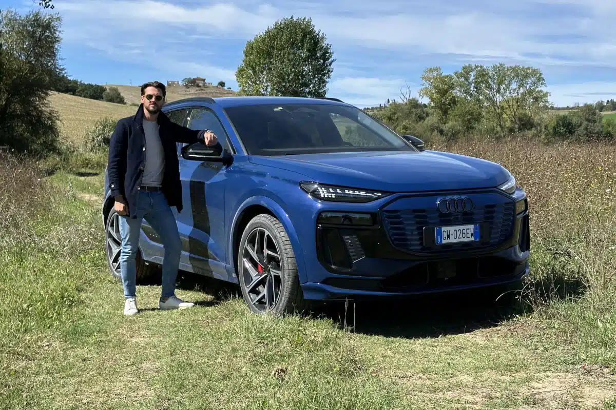 Audi Q6 e-tron prova su strada