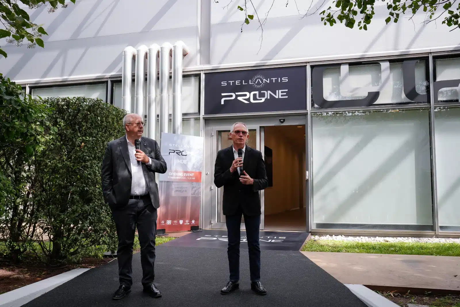 inaugurazione stellantis pro one hub torino