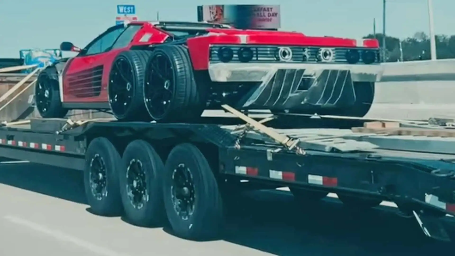 Una Ferrari Testarossa da record avvistata in Texas