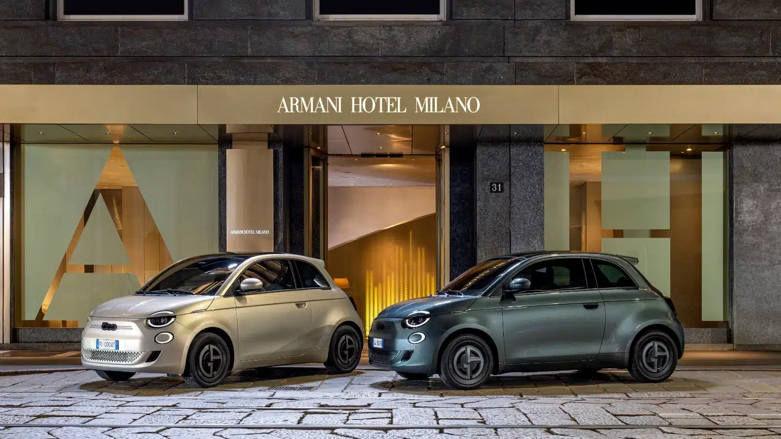 fiat 500e giorgio armani