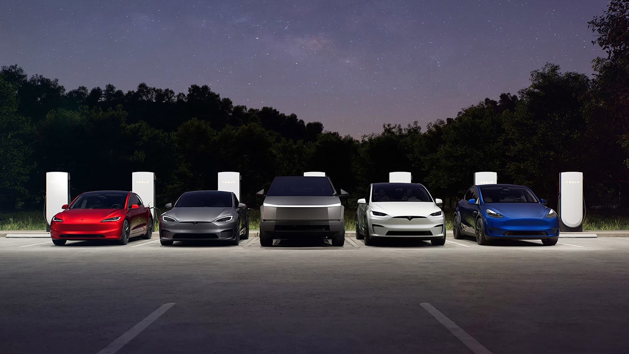 tesla range